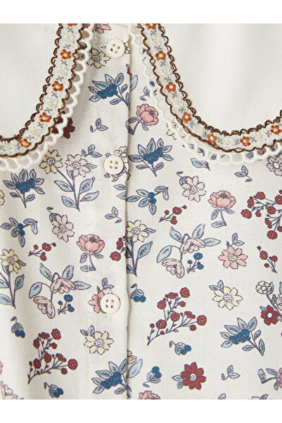 LC Waikiki Baby Collar Floral Girl's Dress