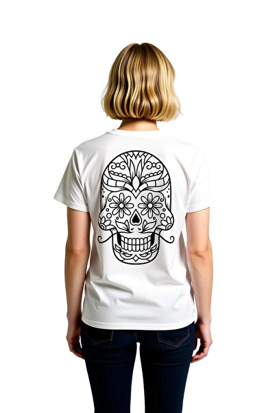 PayBuy Γυναικείο μπλουζάκι με στάμπα Paisley Accent Sugar Skull