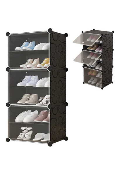 Leobert Dulap de pantofi modular cu 6 niveluri