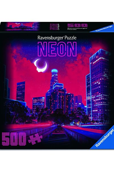 RAVENSBURGER Puzzle Los Angeles Neon 500