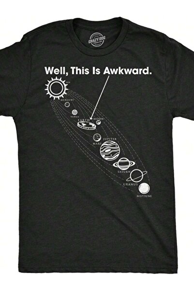 2BIR Men's Funny-Shirt This Is So Embarrassing With A Satirical Flat Earth De...