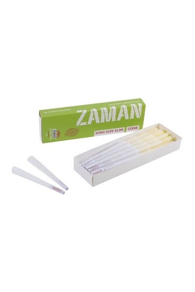 ZAMAN King Size Pre-Rolled White Rolling Papers (40Ct) |   Smokers' Center