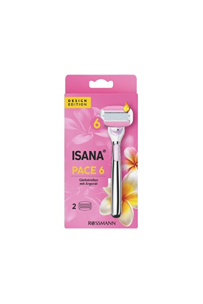 ISANA Tıraş Bıçağı 6 Bıçaklı Sistem 2 Yedek Parça, 1 Adet