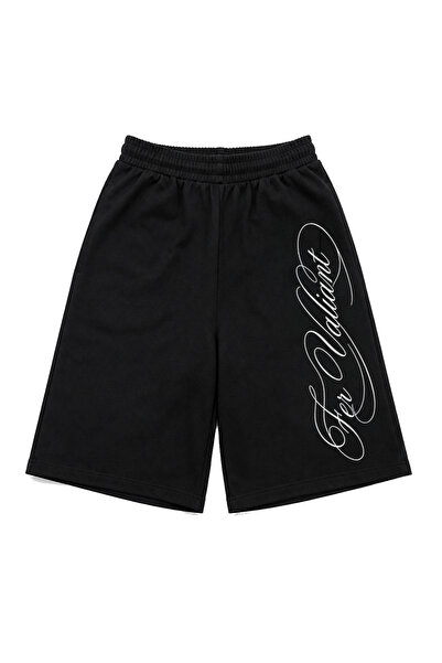 Fer Valiant Unisex Baggy Baskılı Bermuda Şort