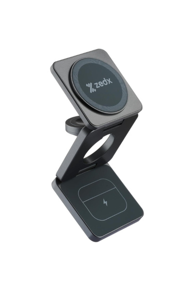ZEDX 3in1 Foldable Wireless Charger Dock 15W Fast charger