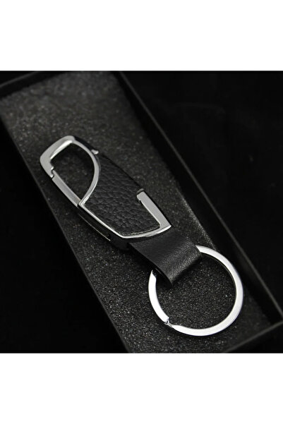Choice1 6 cm black1 Creative Leather Keychain with Portable Waist-Hanging Des...