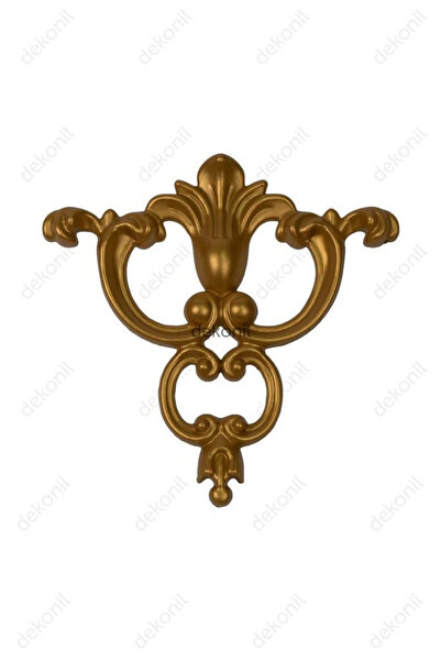 Dekonil Altın Dekoratif Duvar Çıta Motifi 15*16cm - 2'li