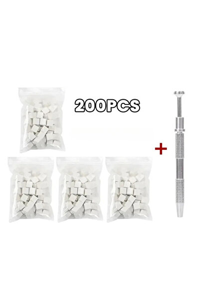 Choice3 200Pcs Set 200‑50Pcs Square Nail Art Sponge Set, Gradient Nail Brushe...