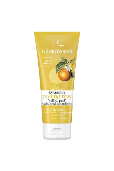 UZDROVISCO Peeling facial, imperfectiuni, Mousse "Yellow Peel", Uzdrovisco, 60ml