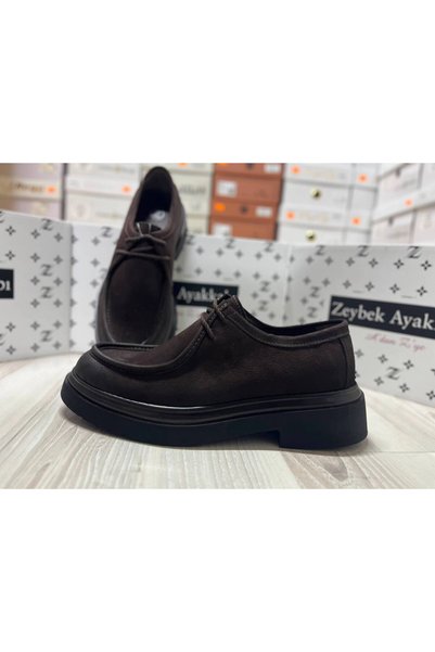 zeybek 1125-4 Genuine Leather Casual Comfortable Men's Shoes