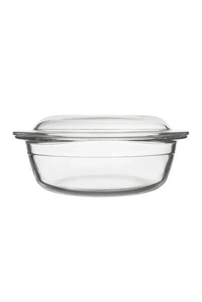 Orionis Tavă de copt din sticlă cu capac Orion, 2 în 1, 23 cm