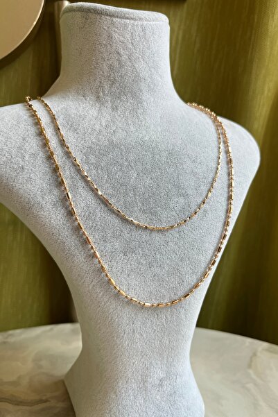 XUPING JEWELRY Rose Gold Anti-Tarnish Chain