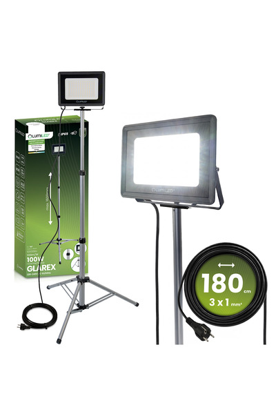Lumiled Proiector LED Halogen 1x100W pe Trepied GLAREX 4000K