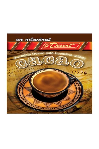 Desert Cacao, pachet cu 3 plicuri a câte 75g / plic