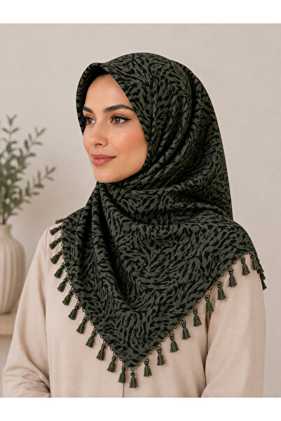 BUTİKBEGENN 110-110 CM Kaliteli Yüzde 95 Pamuk Sökme Boncuklu Yazma