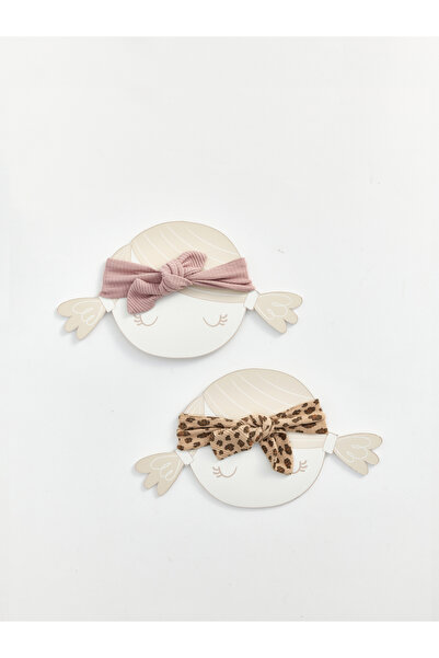 LC Waikiki Leopard Print Baby Girls' Hairband 2 Pack