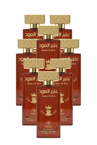 ROSELLA 8 Pieces Amber Al Oud Perfume 100ML