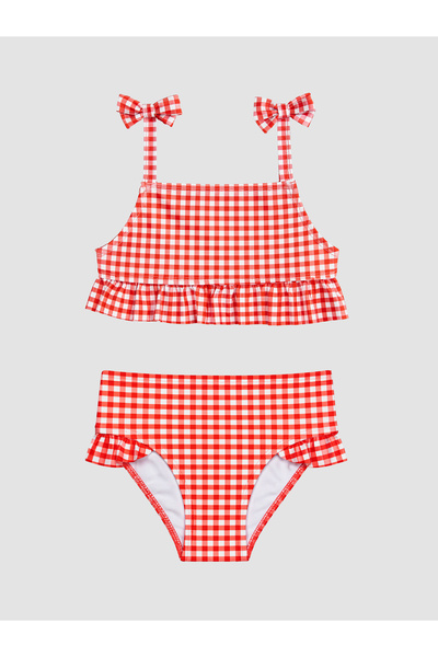 LC Waikiki Bikini în carouri pentru fete