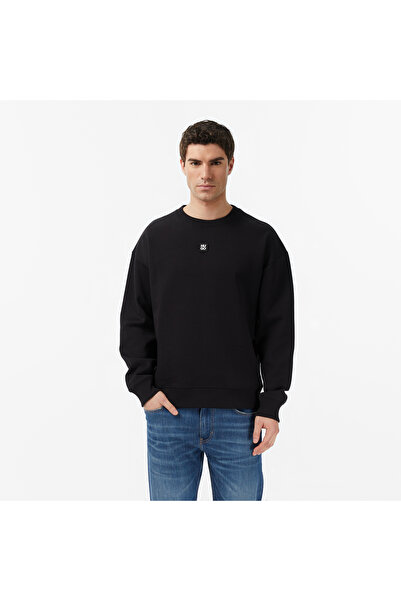 HUGO Logolu Streç Pamuklu Relaxed Fit Bisiklet Yaka Sweat Erkek SWEAT 5053368...