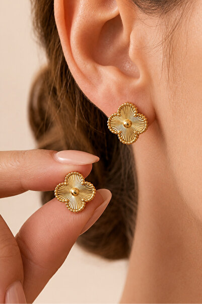 ATALYA ACCESSORY Yonca Steel Women's Earrings