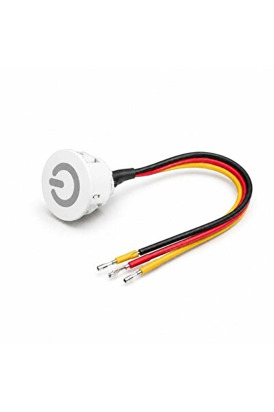 Powermaster PM-30775 5V 13 Mm Kablolu Beyaz LED Dimmer Switch Buton