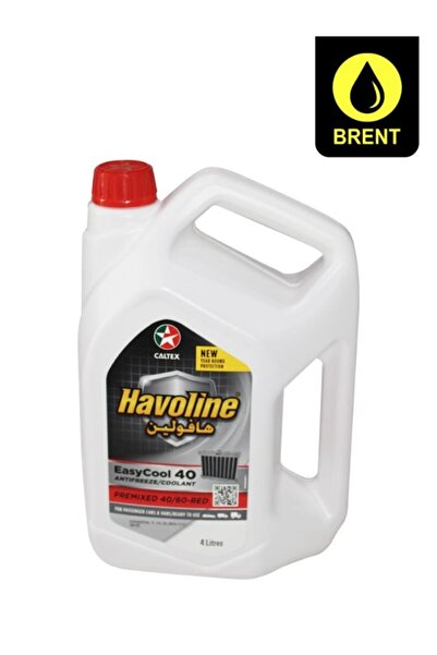 Caltech Caltex Havoline EasyCool 40 Radiator Coolant 4L Red 40/60 Pre-mixed E...