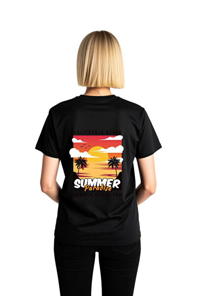 PayBuy Summer Escape to Paradise Printed Women's T-Shirt