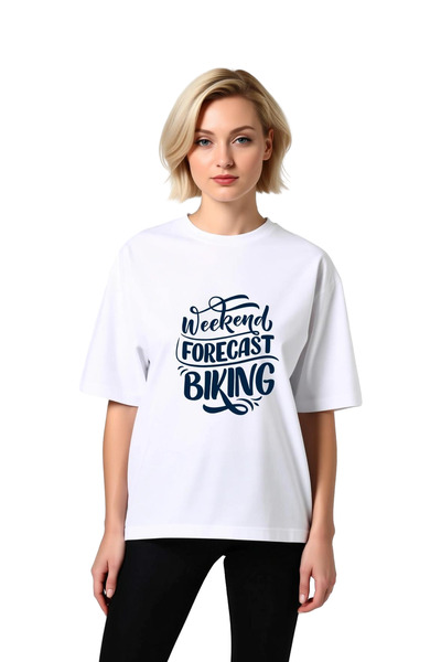 PayBuy Tricou confortabil pentru femei, supradimensionat, cu imprimeu cu prog...