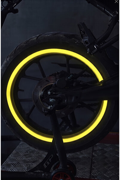 Banxtre Reflective Full Tour Rim Strip Sticker Set Compatible with Motorcycle...