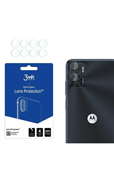 3MK Προστατευτικό Φακού Motorola Moto E22 [Πακέτο 4 τεμαχίων]