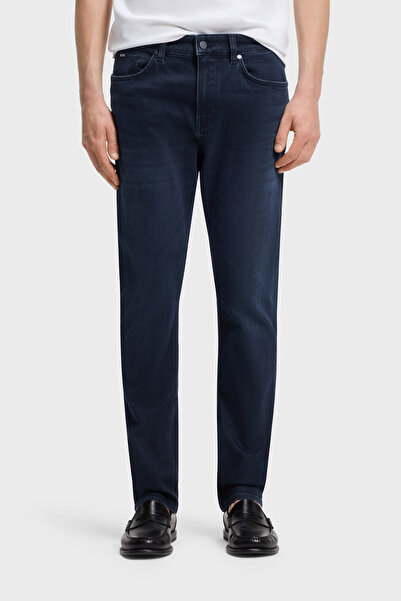 BOSS Pamuk Karışımlı Slim Fit Normal Bel Jeans Erkek KOT PANTOLON 50566914 403
