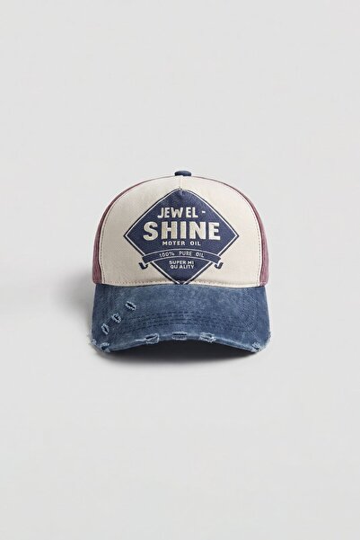 Genel Markalar Unisex Jewel Shine Retro Baskılı