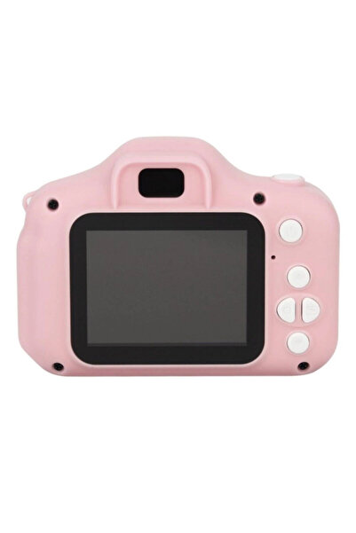 Genel Markalar Çocuk dijital fotoğraf makinesi 1080p video SD kart destekli 10-15 MP pembe - SD Bellek Kartı Tipi