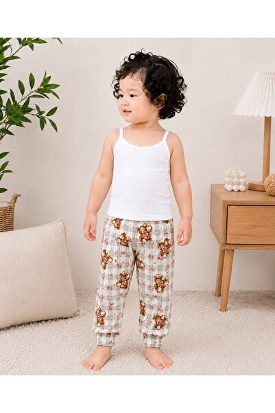 MODABOX Unisex Children's 2-13 Years Old White 100% Cotton Thread Strap Under...
