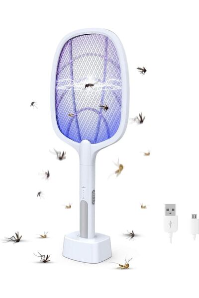 İNFLUX Mosquito Killer Stainless Bat Uv Light Lamp Five Nights Mosquito Kille...