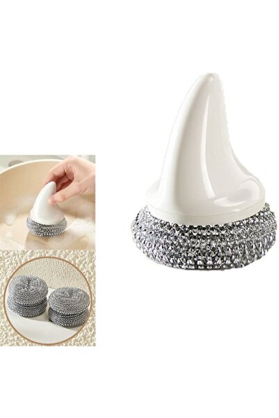 STARSTAR White dishwashing brush with 4 brush heads