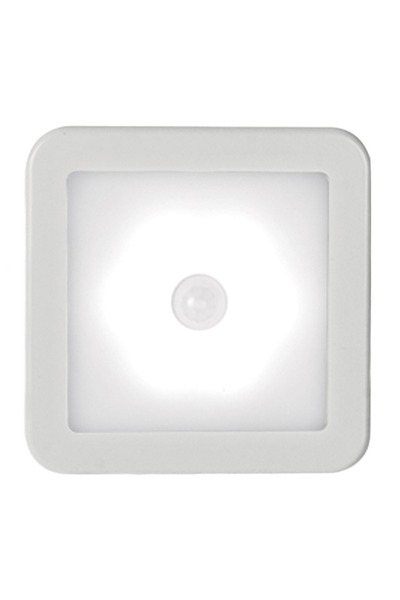 OEM Lampă LED albă cu senzor de mișcare, 8x8x1.8cm (3 baterii AAA nu sunt inc...