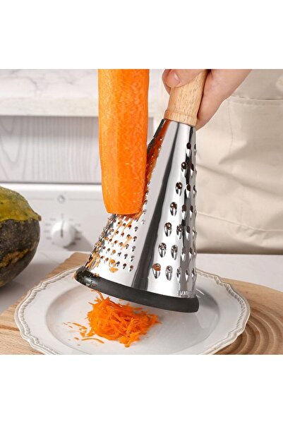 STARSTAR Tabletop grater, stainless steel with non-slip base, suitable for ch...