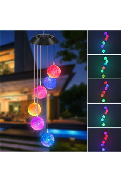 STARSTAR Solar wind chime color-changing H-shaped light.