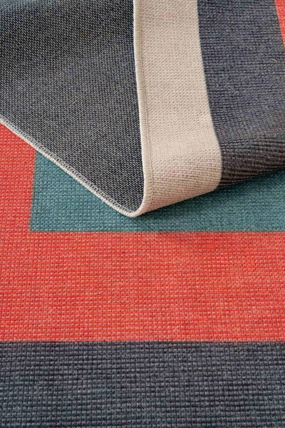 Oriente Home Arvena Serisi Modern Turuncu Gri Şönil Makine Halısı Kaymaz Taban Salon Halısı 5011
