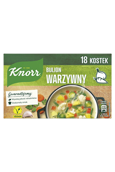 Knorr Bulion vegetal 180g, 18 cuburi, vegan, cu legume