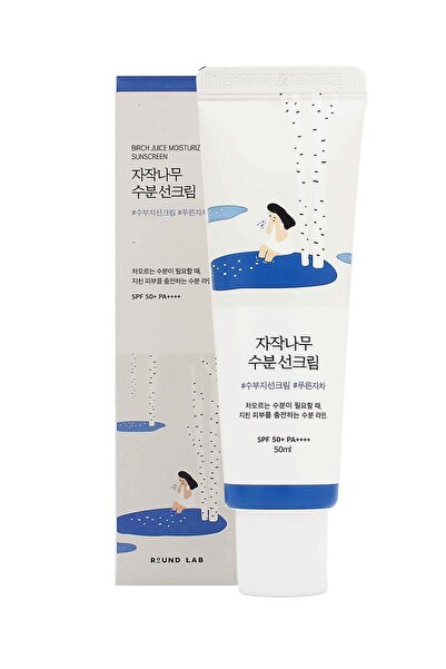 Round Lab Birch Juice Moisturising Sun Cream SPF 50+ 50 ml