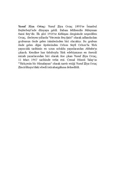 Ötüken Neşriyat Göz Ucuyla Avrupa / Yusuf Ziya Ortaç - Haz. Şaban Özdemir