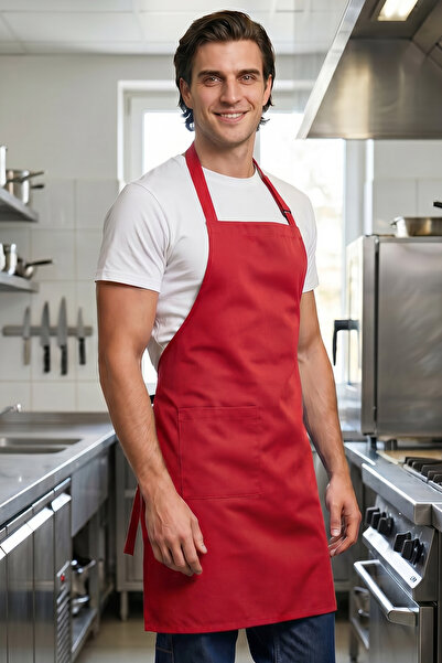 İŞMONT Hanging Apron with Pockets - 70X100 cm