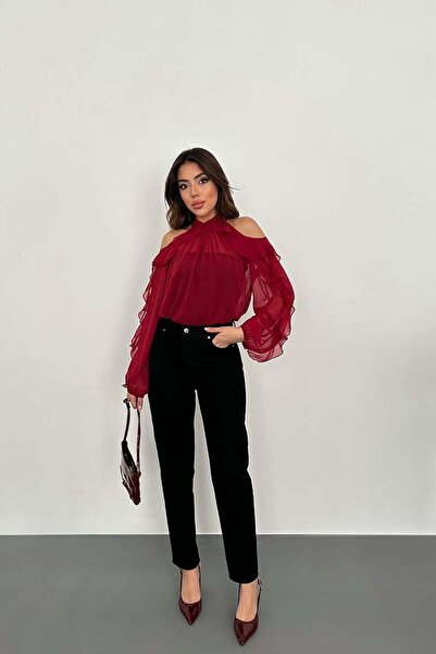 Clothes Fast Women's Black High Waist Straight Cut Pipe Leg 100% Cotton Jeans...