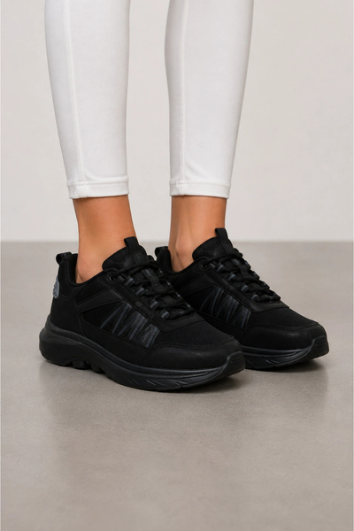 HT HOTİN Otis Women's Stripe Detailed Sports Shoes Lightweight and Comfortabl...