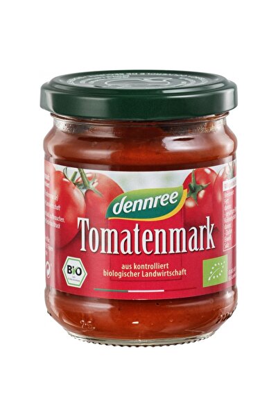 Dennree Pastă de roșii bio 22% materie uscată, 200g