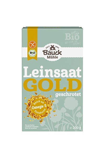 Bauckhof Semințe de in zlatuște, măcinate, fără gluten, bio, 200g