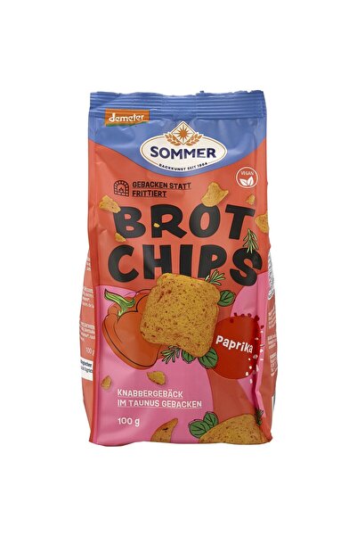 SOMMER Chifle de pâine vegane cu piper și ardei iute bio, 100g