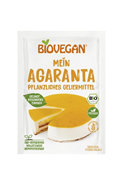 Biovegan Gelatină vegetală Agaranta, autentică, fără gluten, bio, 18g